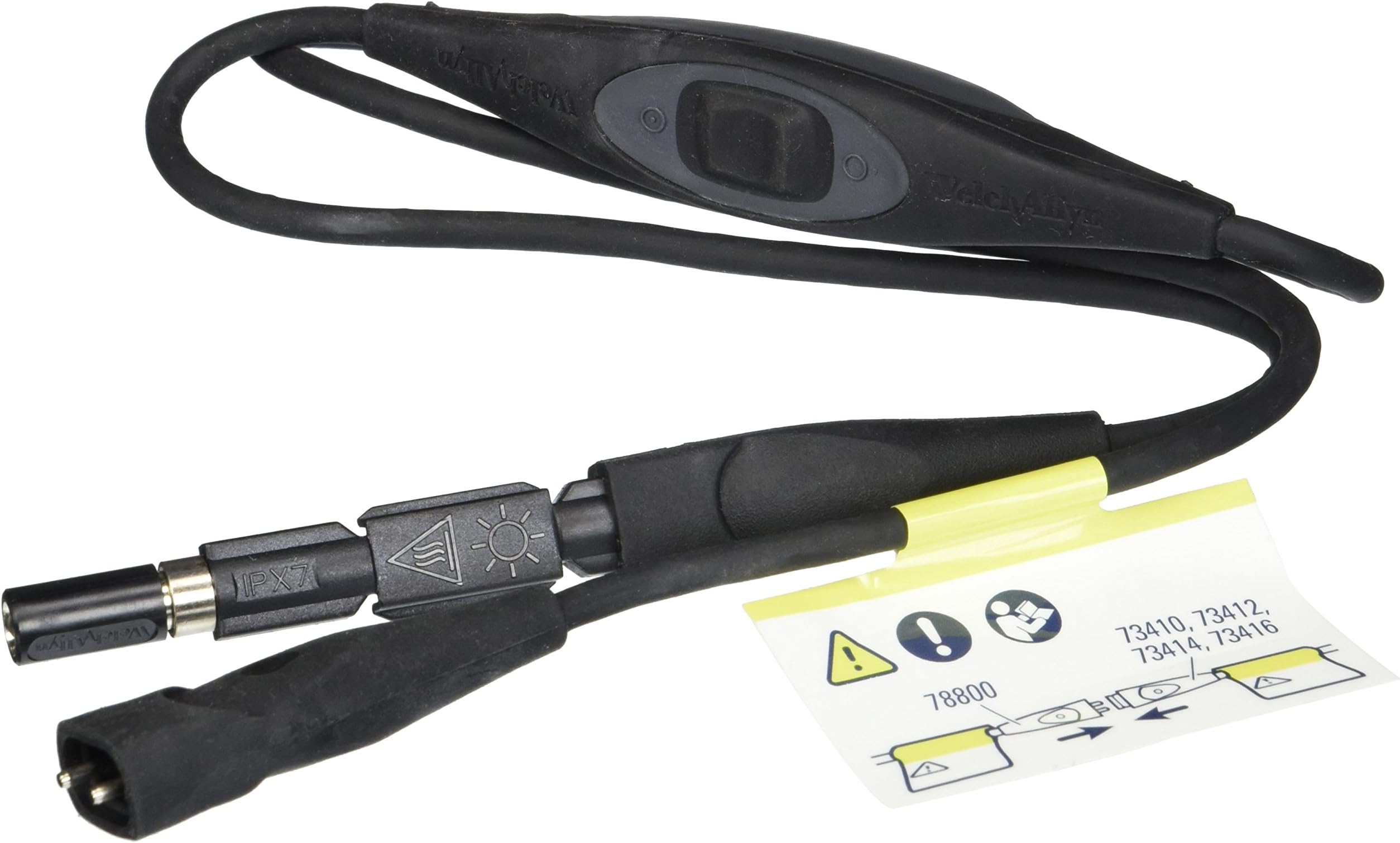 Welch Allyn 78810 KleenSpec Corded Illumination System, Light Handle with Integrated On/Off Switch and Transformer