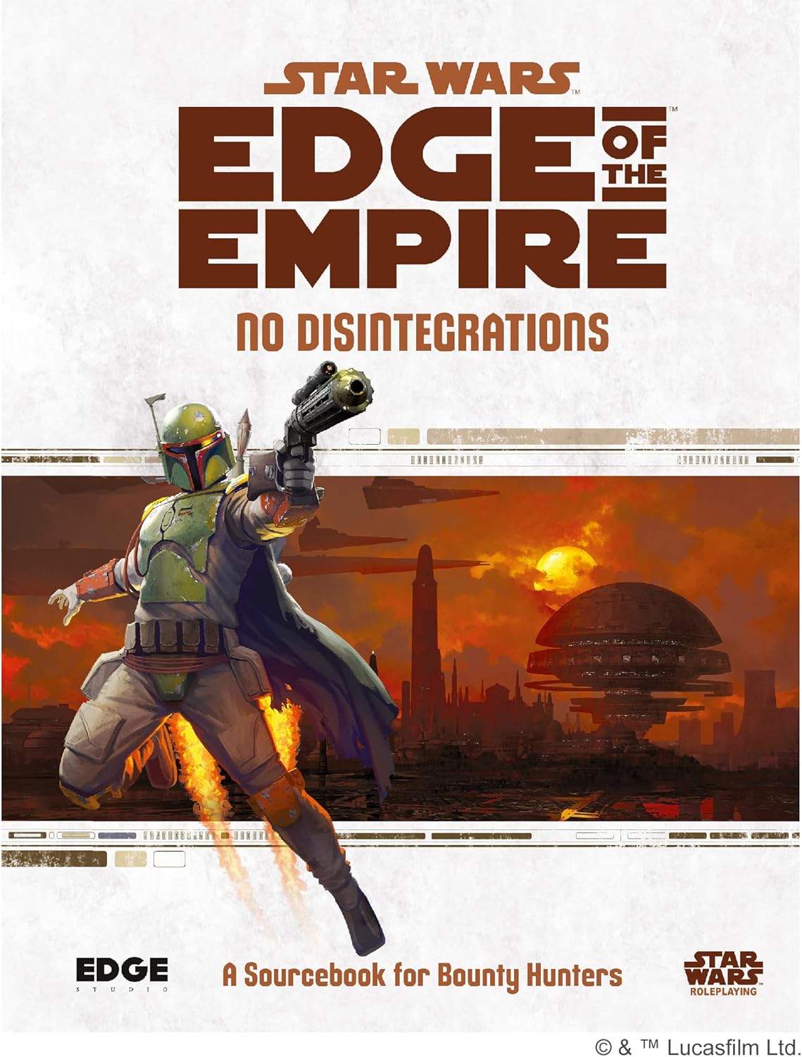 Asmodee Star Wars Edge of The Empire No Disintegrations SOURCEBOOK | Roleplaying Game | Strategy Game for Adults and Kids | Ages 10+ | 3-5 Players | Average Playtime 1 Hour | Made by Edge Studio