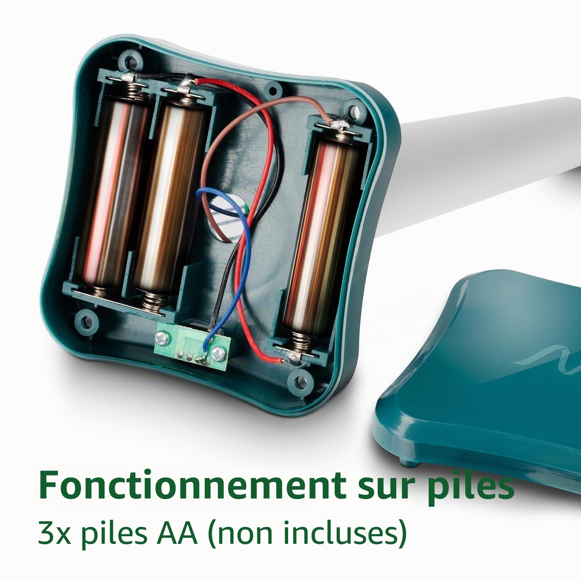 GARDIGO Répulsif Animaux Sauvages LED Bleue – Dissuasion Nocturne | Pour Sangliers, Chevreuils, Renards et Lapins – Activation Automatique – Étanche IP44 – Jardin, Cultures et Terrains