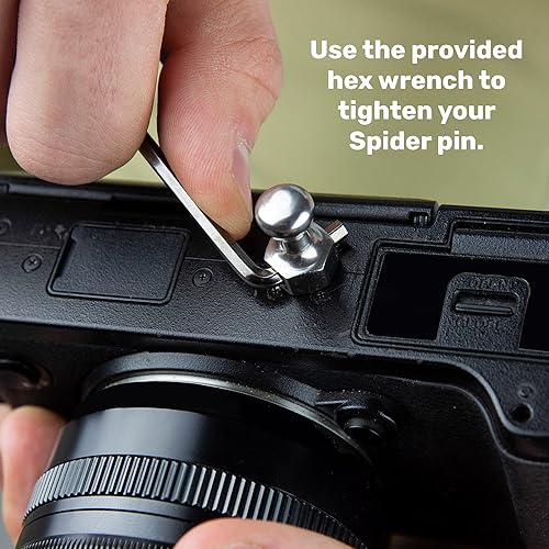 Miniatura 4 de Spider Holster - Funda para cámara BlackWidow + Pin - Funda de bloqueo automático para llevar una cámara ligera desde cualquier cinturón