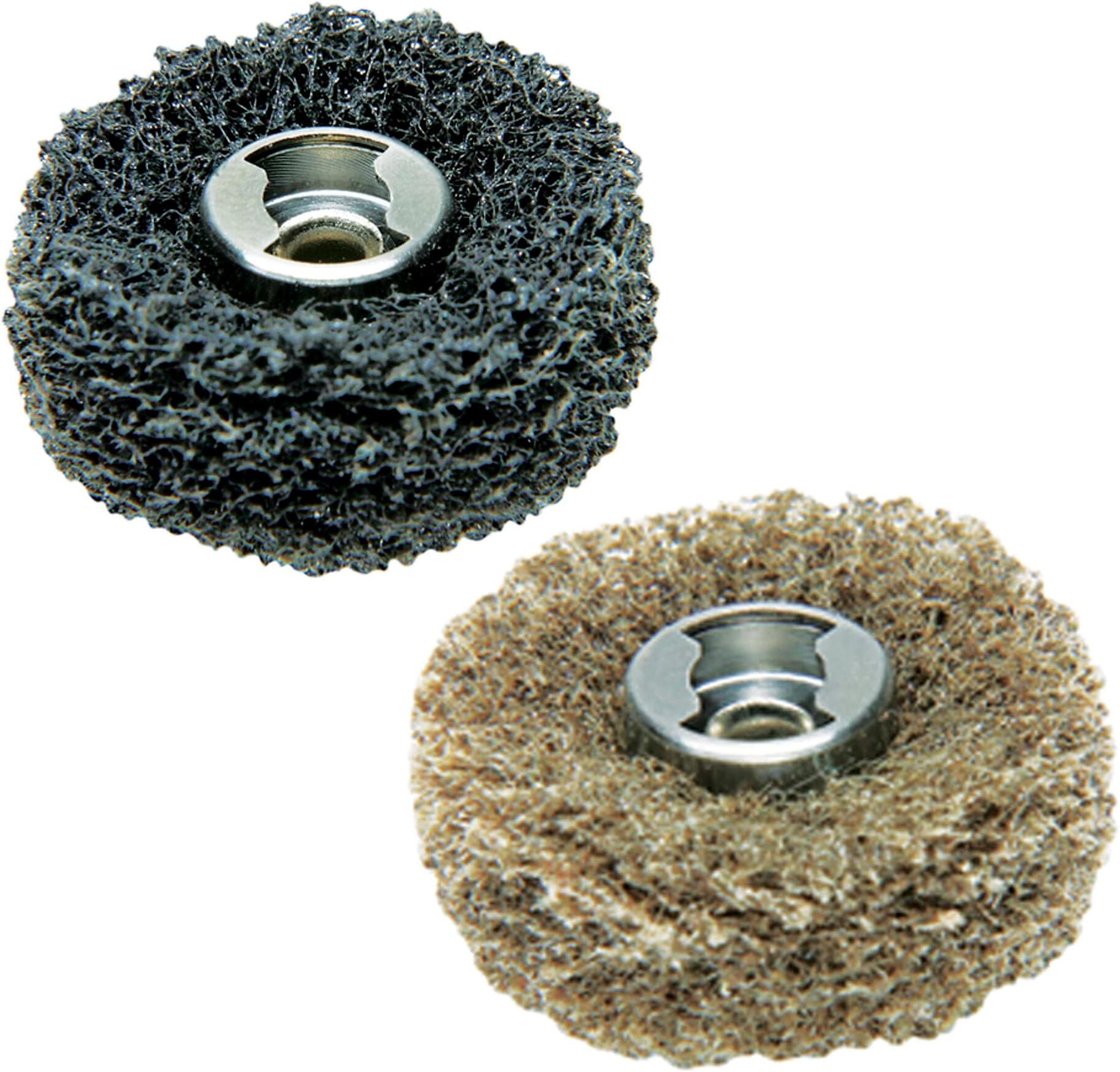 Dremel 511E EZ Lock Coarse Grit and Medium Grit Finishing Abrasive Buffs, 2-Pack