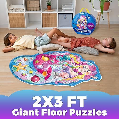 Miniatura 5 de QUOKKA - Rompecabezas con forma gigante para niños de 4 a 6 años  2 x 3 pies, rompecabezas de 48 piezas para niños pequeños de 3 a 5 años