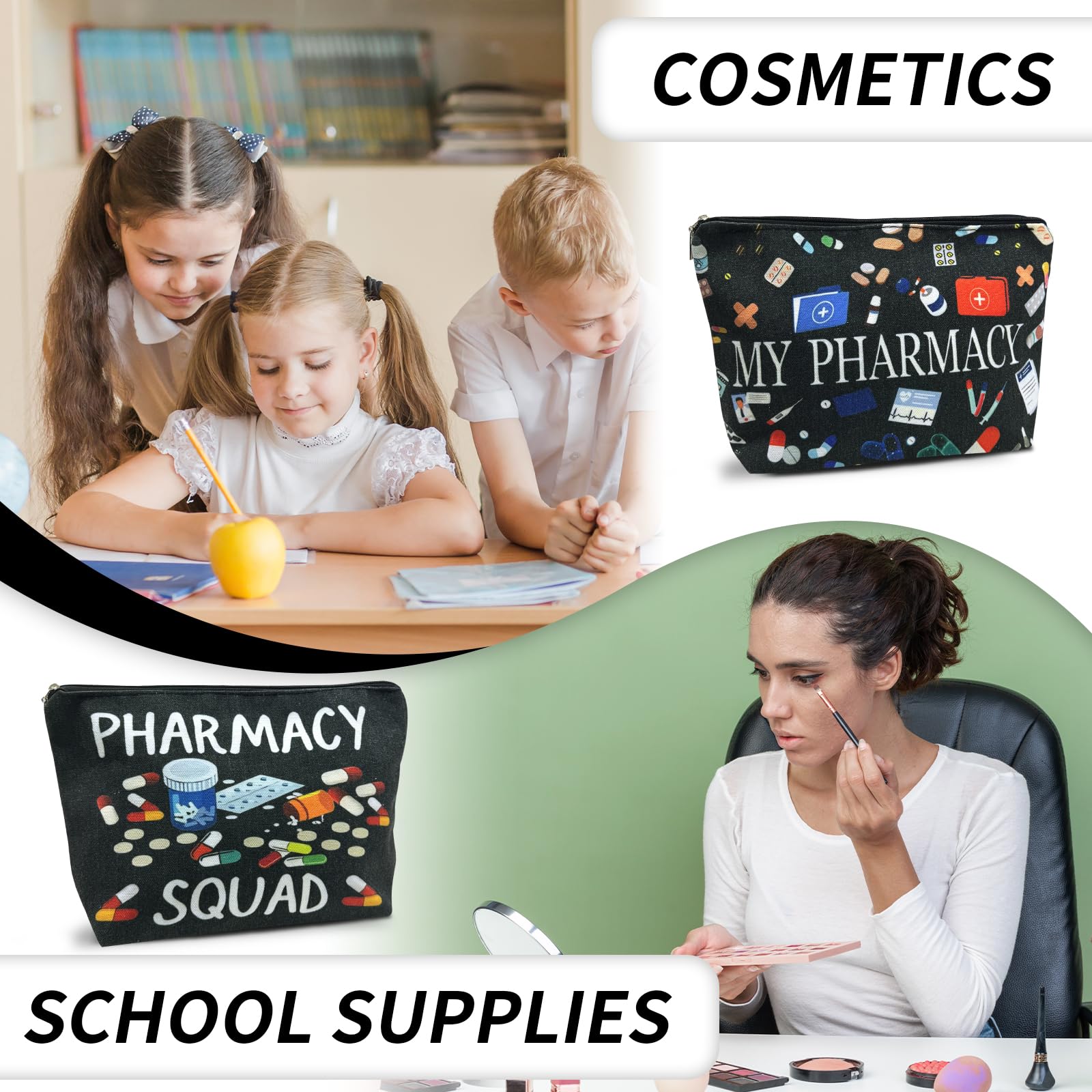 Portamedicine Viaggio, Contenitore Medicine, Porta Medicine da Casa Borsa Reiseapotheke Borsa impermeabile D'urgenza Vide Médizin Medikamententasche sac de Médicament Portabile, 2 Pezzi