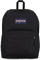 JanSport SuperBreak One Backpack - Lightweight Durable 26L School Bookbag, Organizer Pocket, Padded Straps, Black - Lifetime Warranty