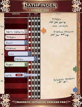 Pathfinder Combat Pad P2 Pathfinder Second Edition PF2E