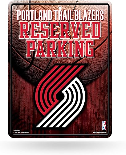Miniatura 66 de Rico Industries NBA Basketball Metal Parking Sign