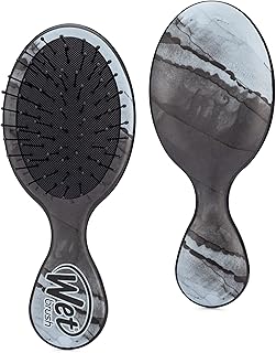 Wet Brush Squirt Detangler Hair Brushes, Gravel - Mini Detangling Comb with Ultra-Soft IntelliFlex Bristles Glide Through Tangles with Ease - Pain-Free Hair Accessories for All Hair Types