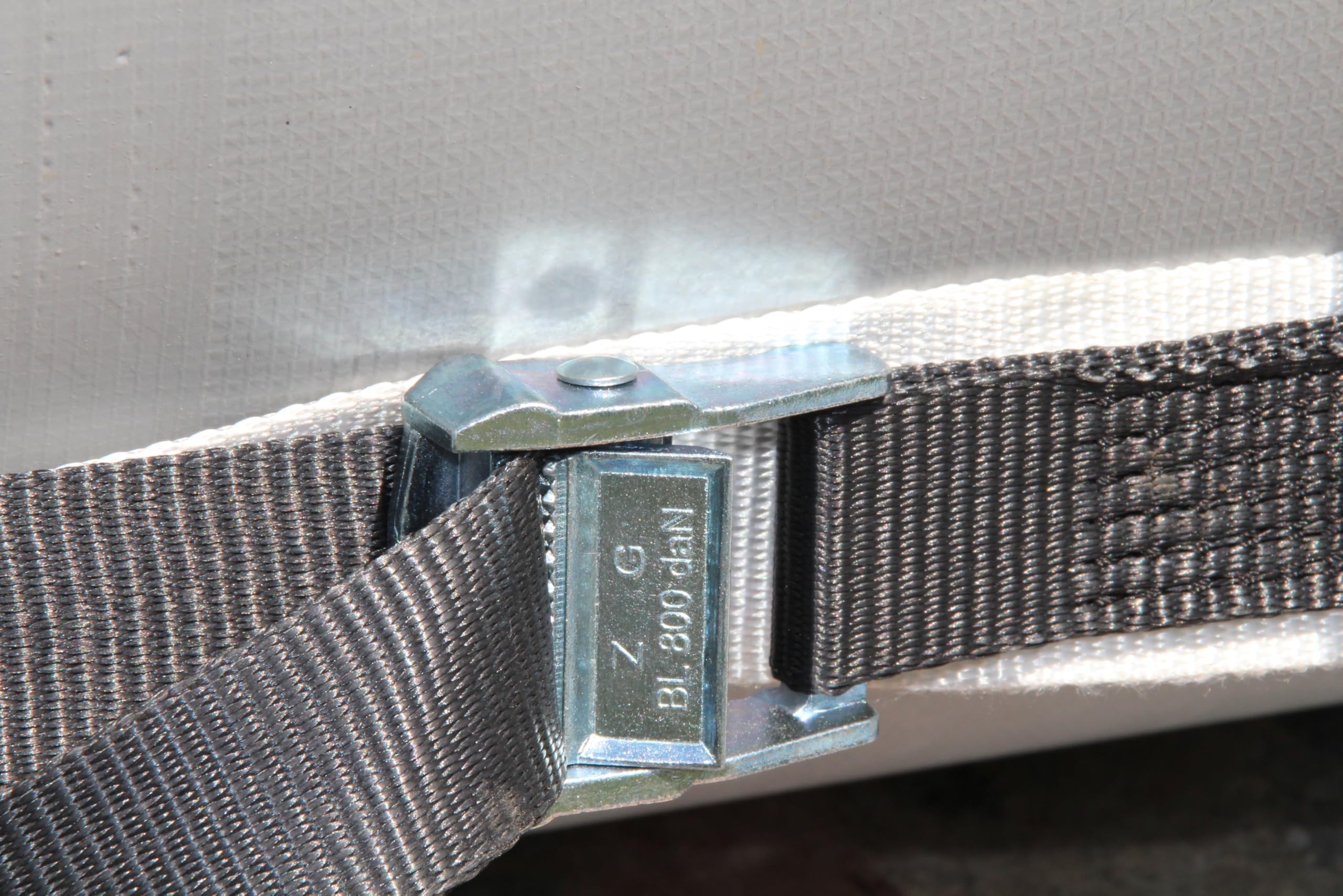 PoolBelt Befestigungsset für Poolabdeckungen | Befestigungsset Poolplane | Befestigung Abdeckplane für eckige Stahlrahmenpools (Rechteckig 5.490×2.740×300 mm)