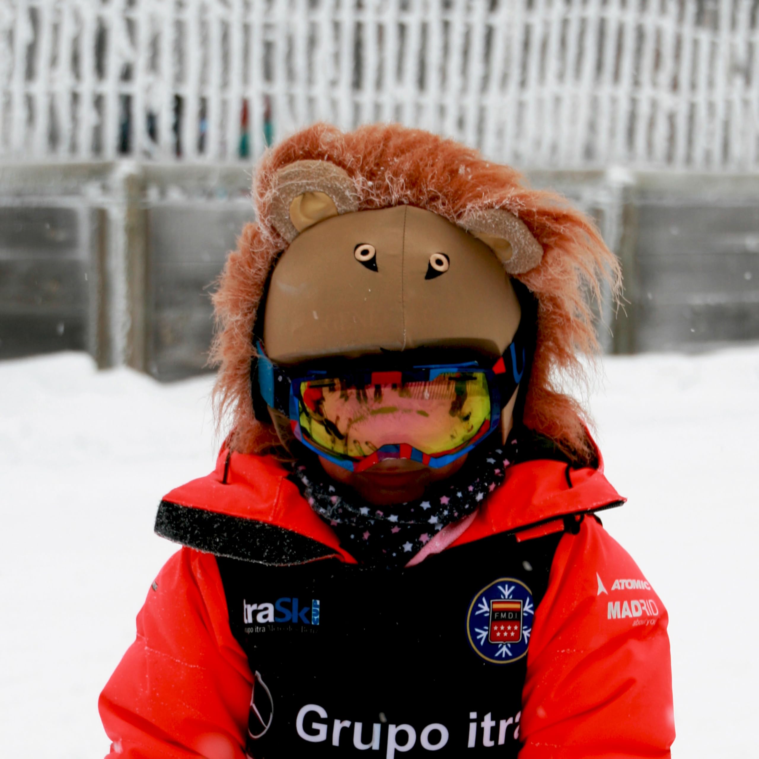 Couvre Casque Ski Adulte COOLCASC Multisport Lion Helmet Cover