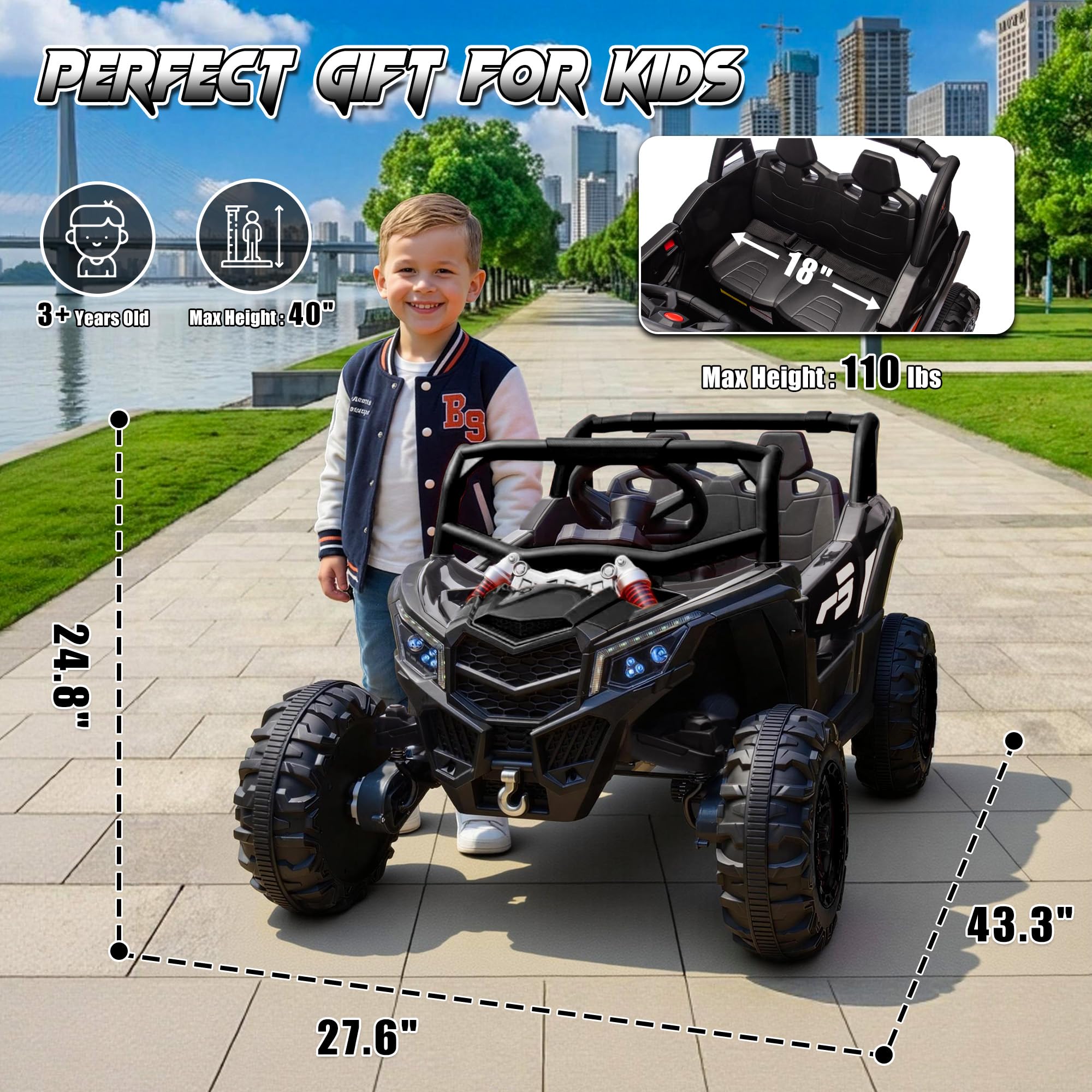 24V Ride On Car for Kids