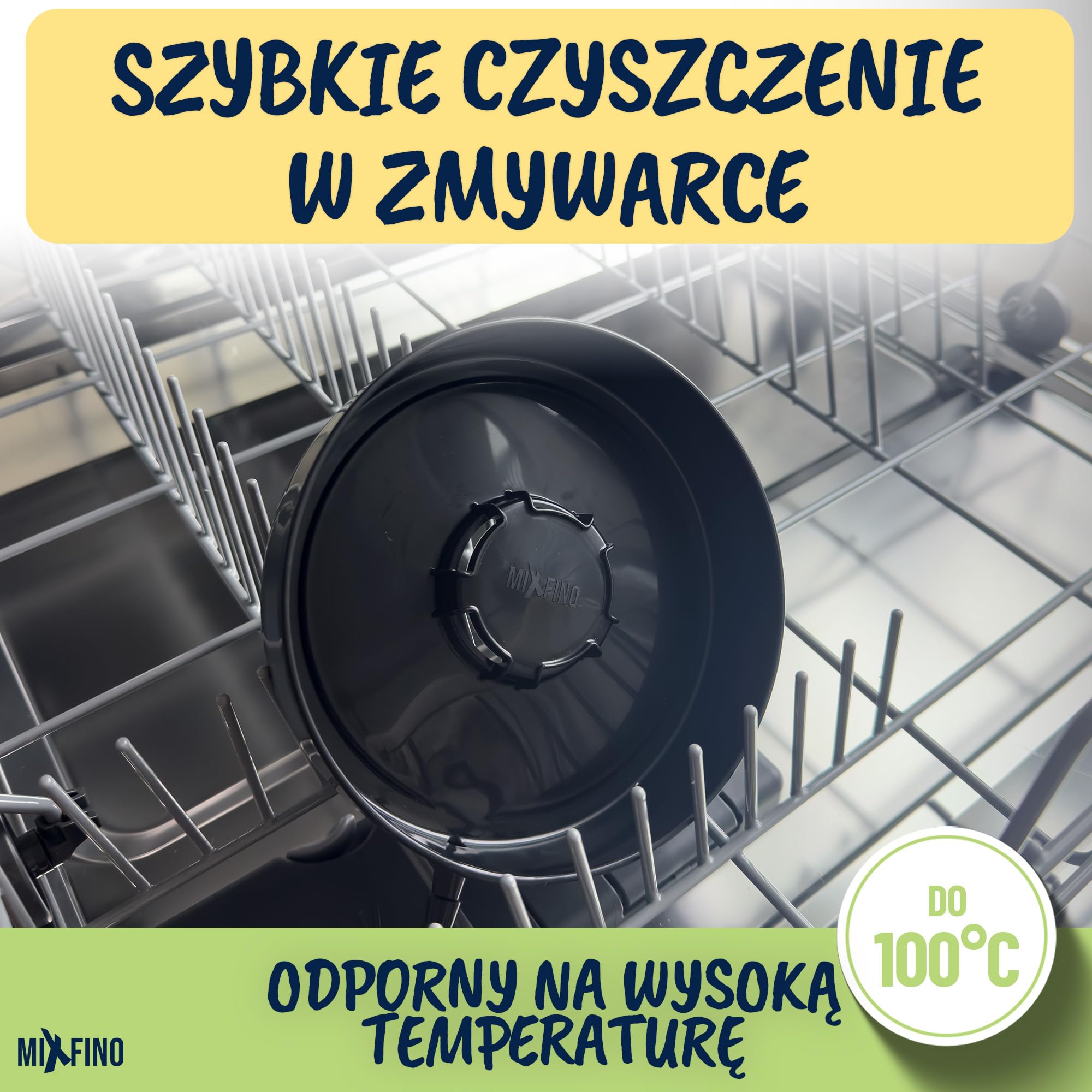 MixFino Sokownik Parowy do Thermomix TM7 – Sok z Owoców i Warzyw | Nasadka tylko do Thermomix TM7 · PP i silikon platynowy, do żywności · do 2 kg owoców na sok i galaretki · e-book przepisów