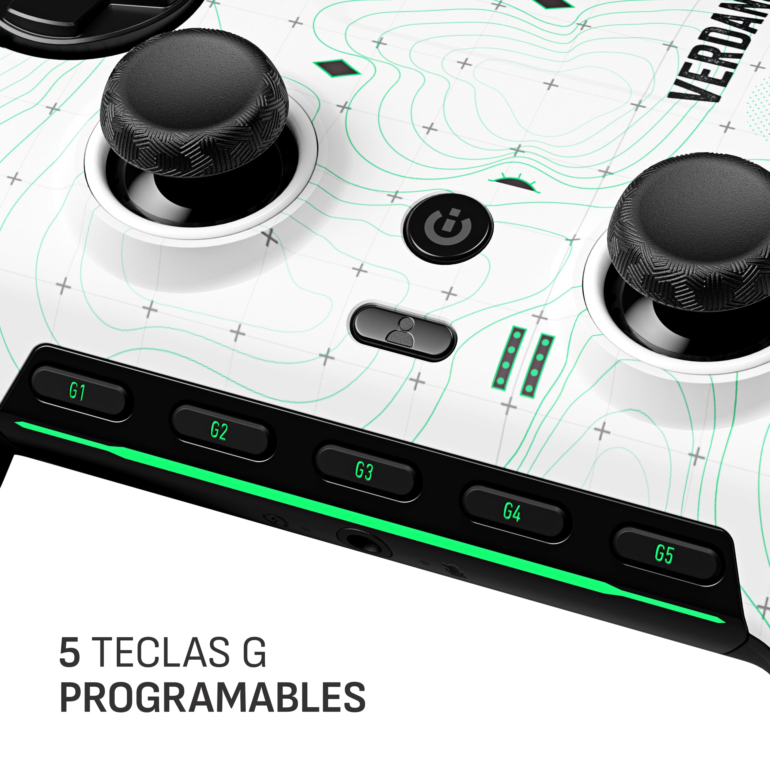 Scuf ENVISION PRO V1 (2023) COD Warzone (Light) Wireless Controlador para Juegos de PC - Cinco Teclas G Reasignables, Paletas Traseras Reasignables, Disparadores Instantáneos, Compatible con iCUE