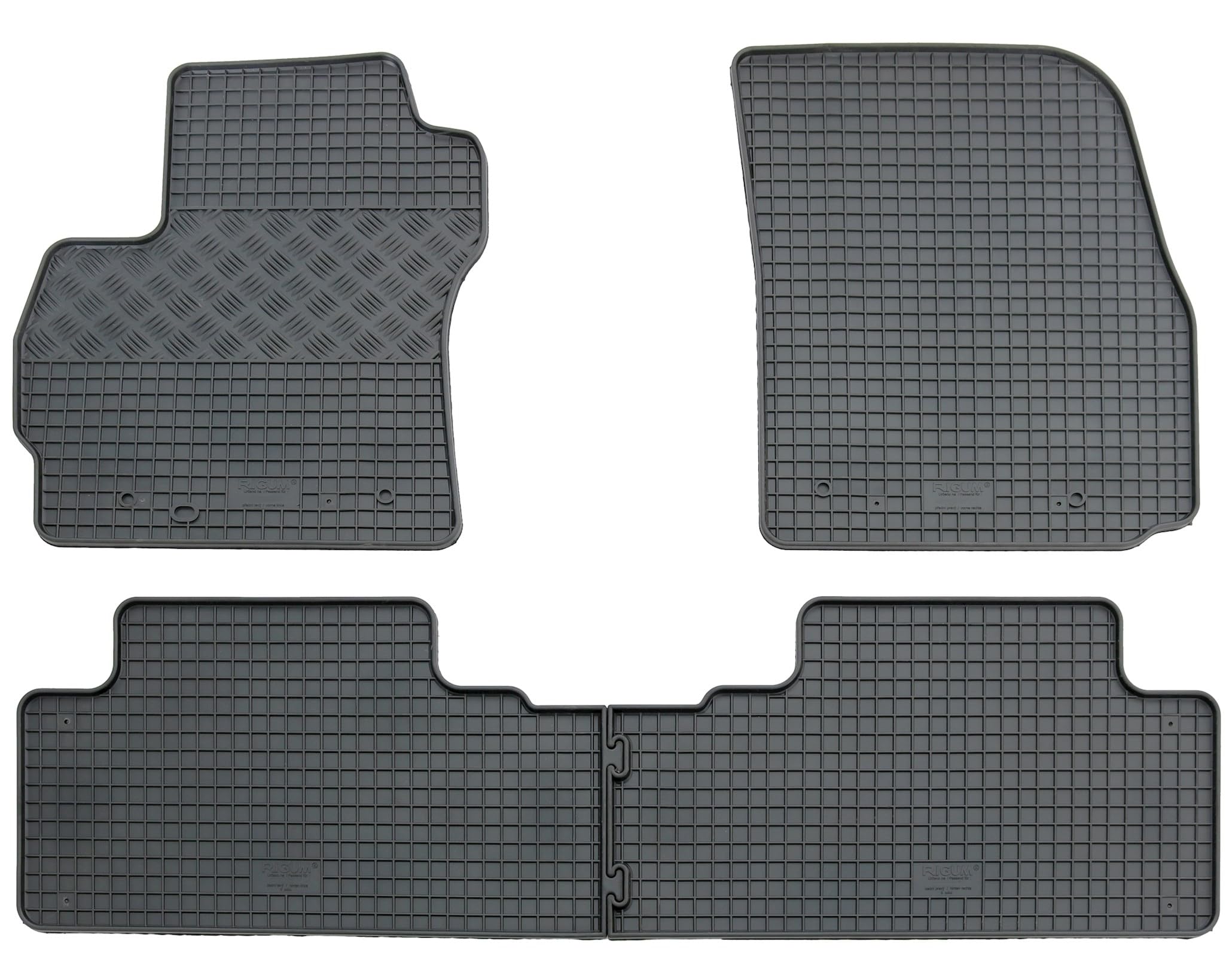 AD Tuning Set di tappetini in Gomma, 4 Pezzi