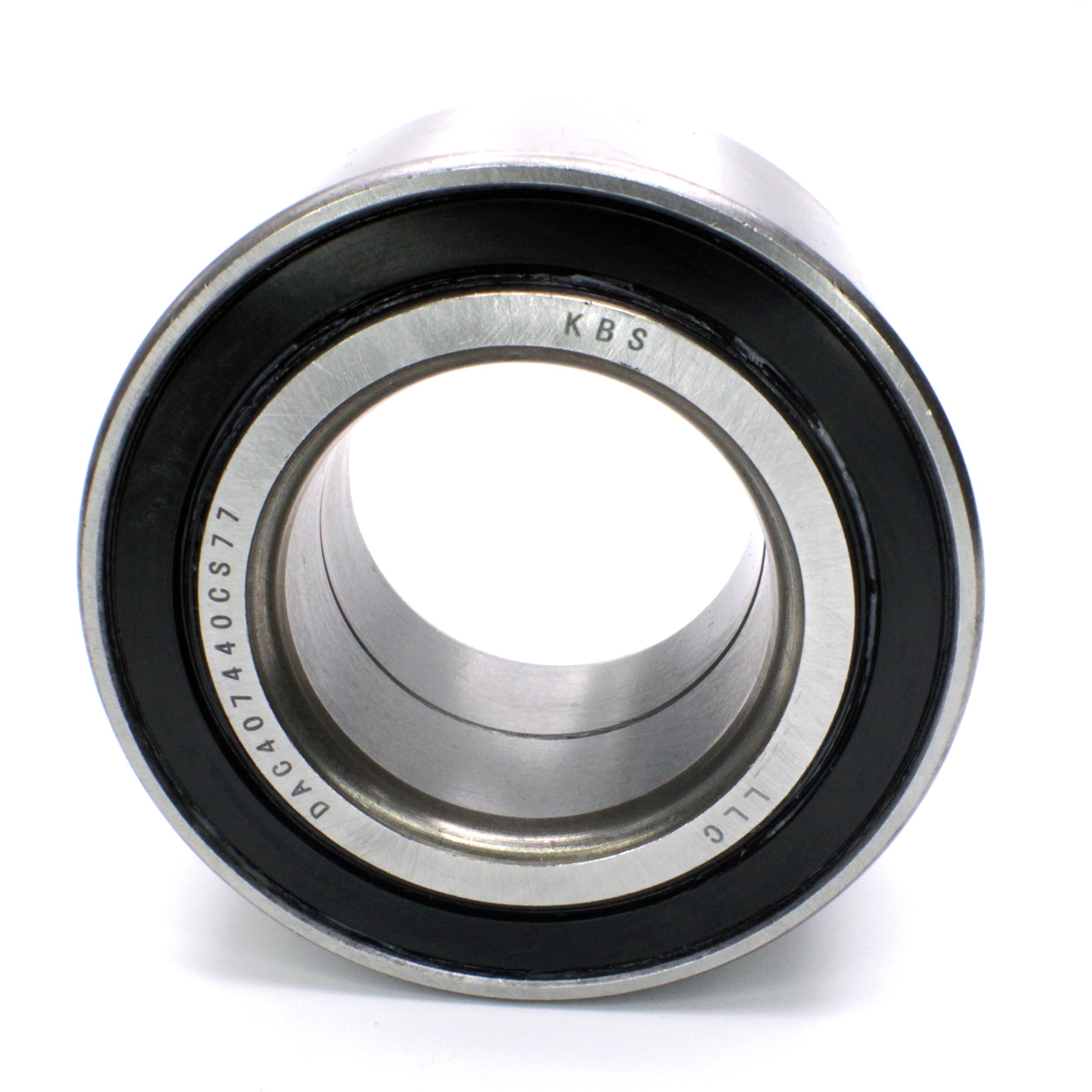 Rodamientos de bolas de contacto angular DAC 407440 2RS 40 x 74 x 40 mm, DIN 628, doble fila, bajo fricción, rodamientos sellados para cargas radiales y axiales, ideal para