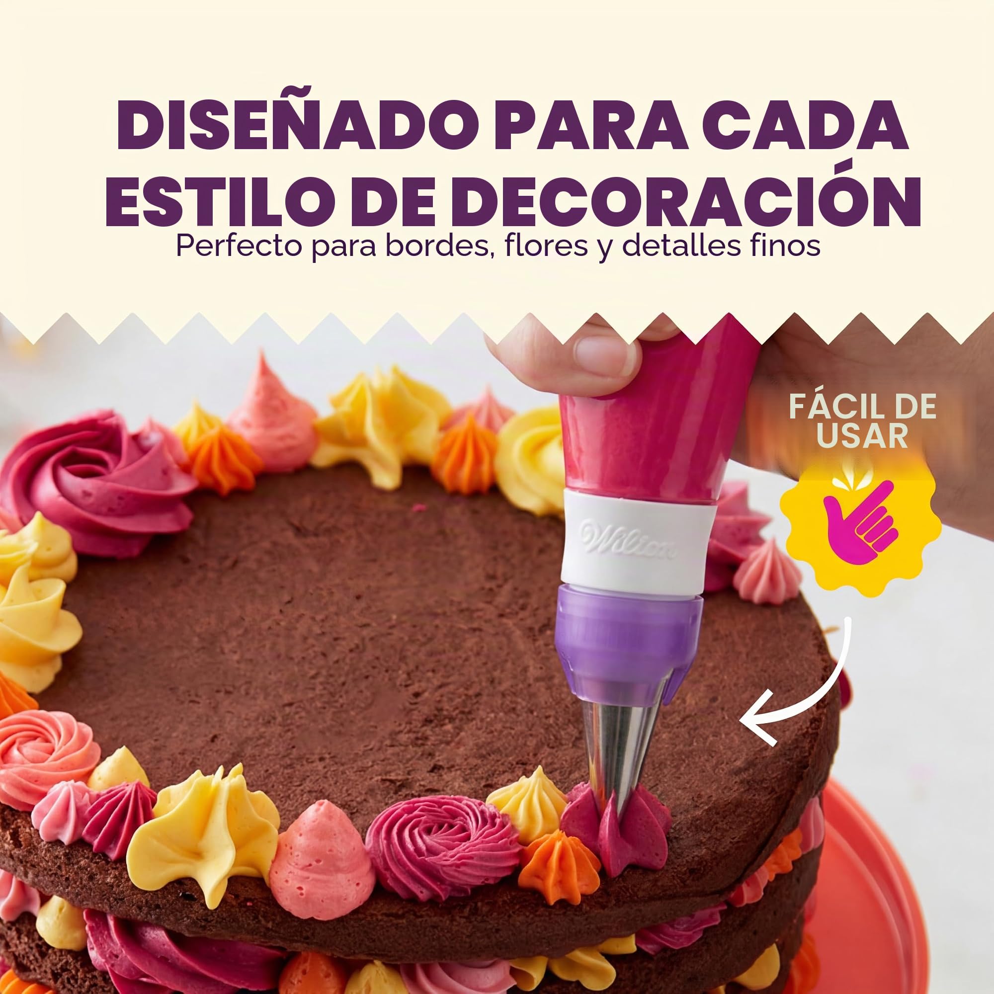 Wilton 2104-0240 - Set de boquillas, 55 Piezas