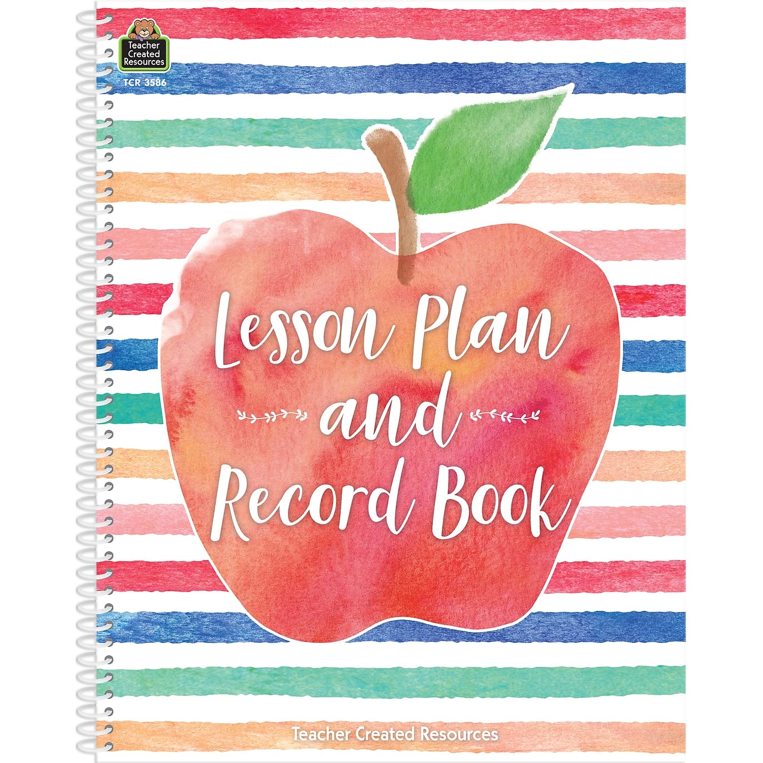 Teacher Created Resources Watercolor Lesson Plan and Record Book (TCR3586)