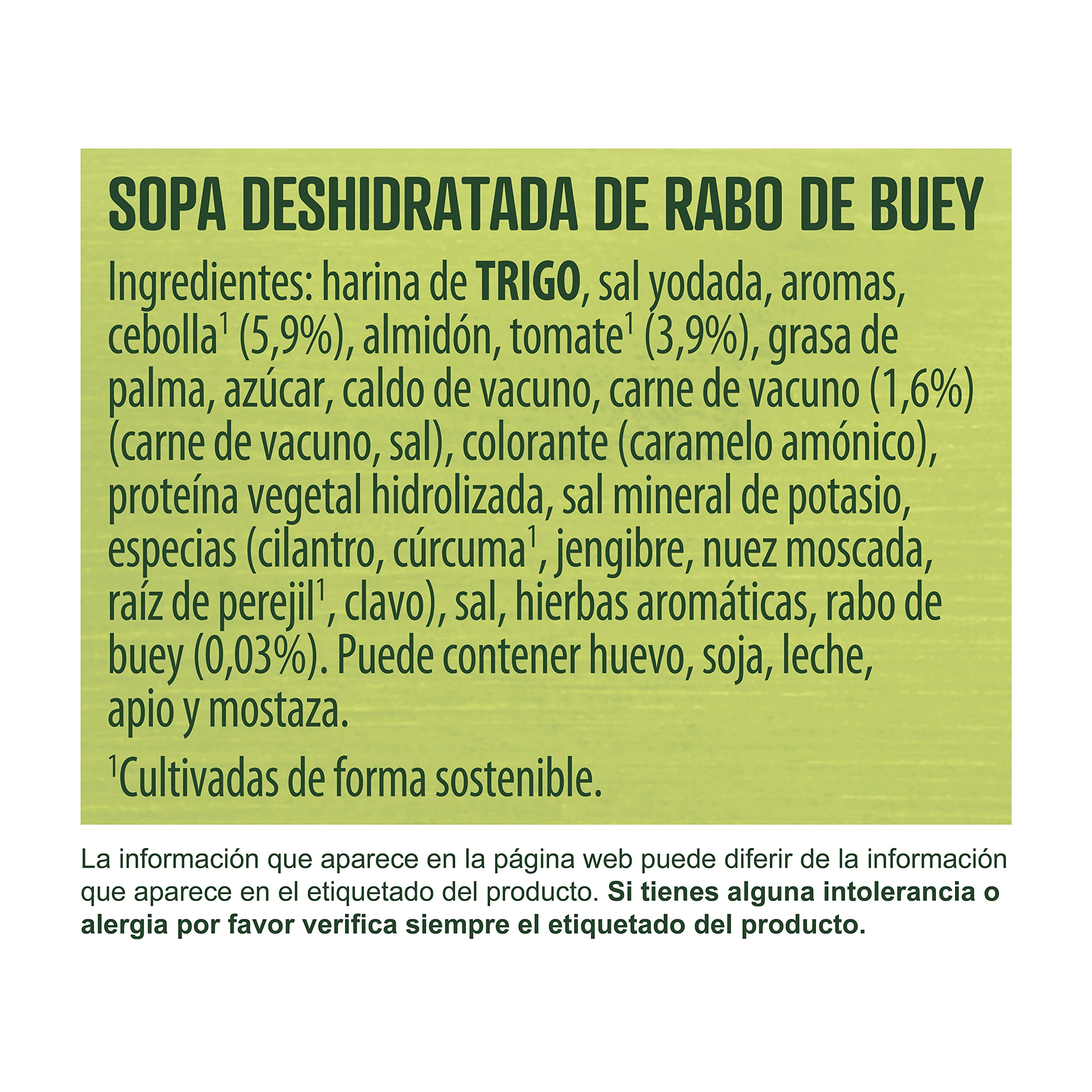 Knorr Sopa Rabo de Buey 71g - Pack de 10 - 5