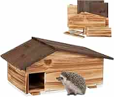 Casetta Per Ricci In Legno 40x40x19 Cm - Rifugio Sicuro Per Giardino - Foto 1