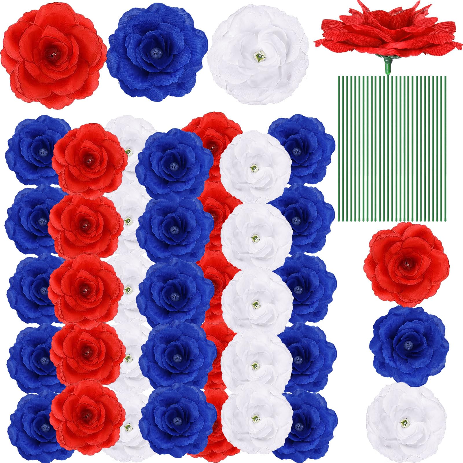 Yunlly 100 Pcs Mini Artificial Silk Roses