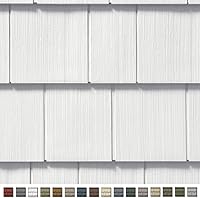 CertainTeed Cedar Impressions Double 7 Inch Straight Edge Perfection Shingle Vinyl Siding - Realistic Cedar Texture, Hurricane-Resistant