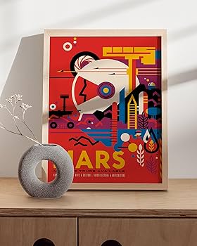 額装ポスター アセンション スピリチュアルポスター Amazon.co.jp: HAUS AND HUES 火星探検ポスター - NASAプリント
