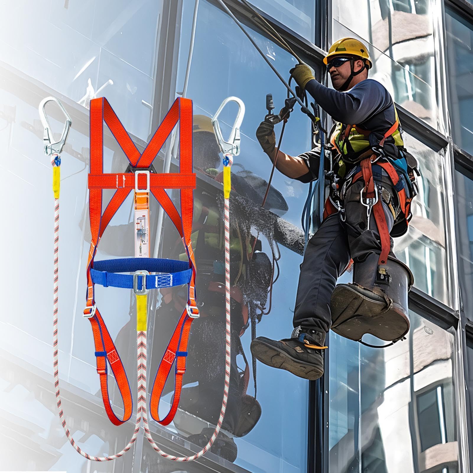 Kit De Protection Anti-Chute Avec Harnais De Sécurité Harnais De Secours