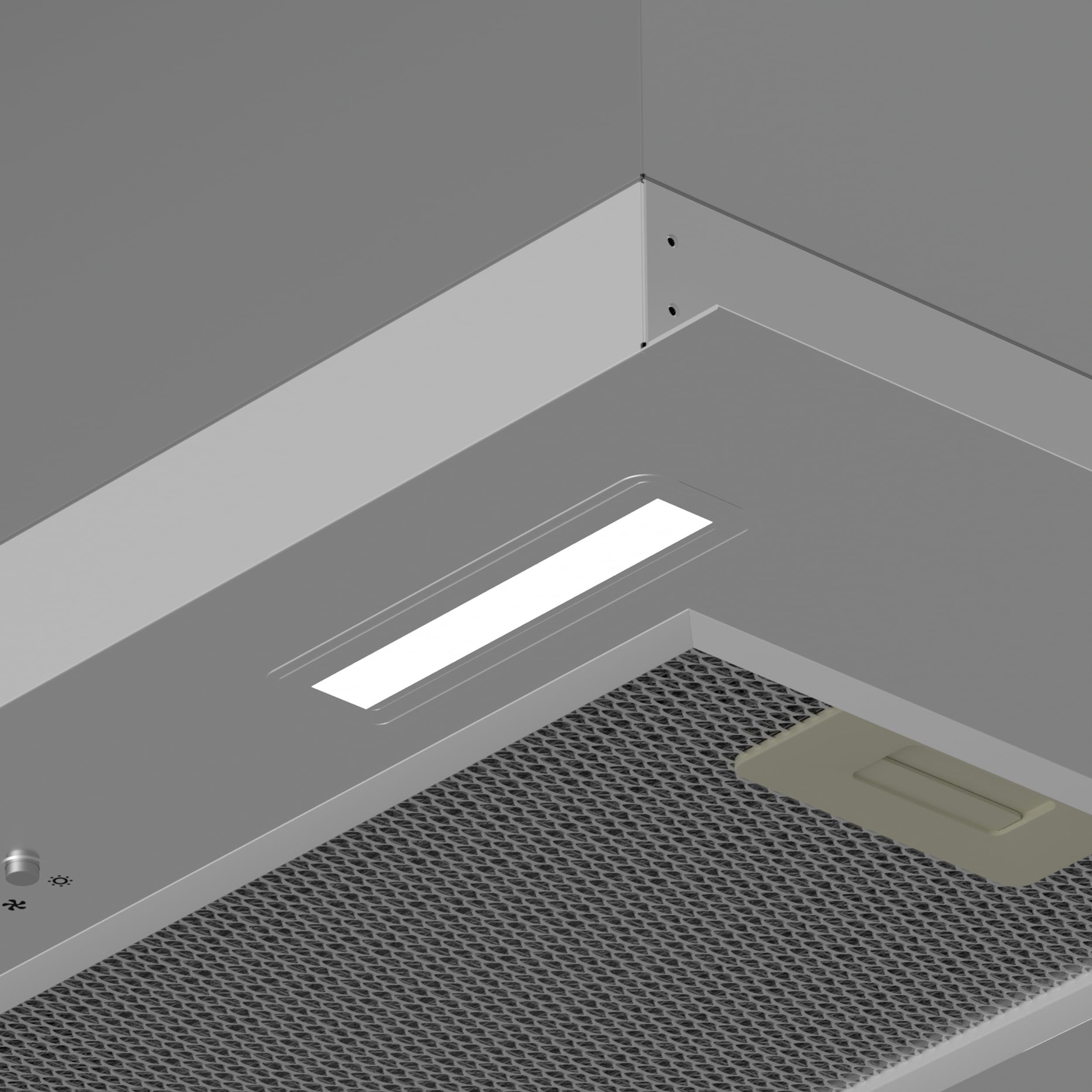 CIARRA CBCS6926A A+++ Einbau Dunstabzugshaube 60 cm 650 m³/h Abluft LED-Beleuchtung 3 Leistungsstufen mit Aktivkohlefilter