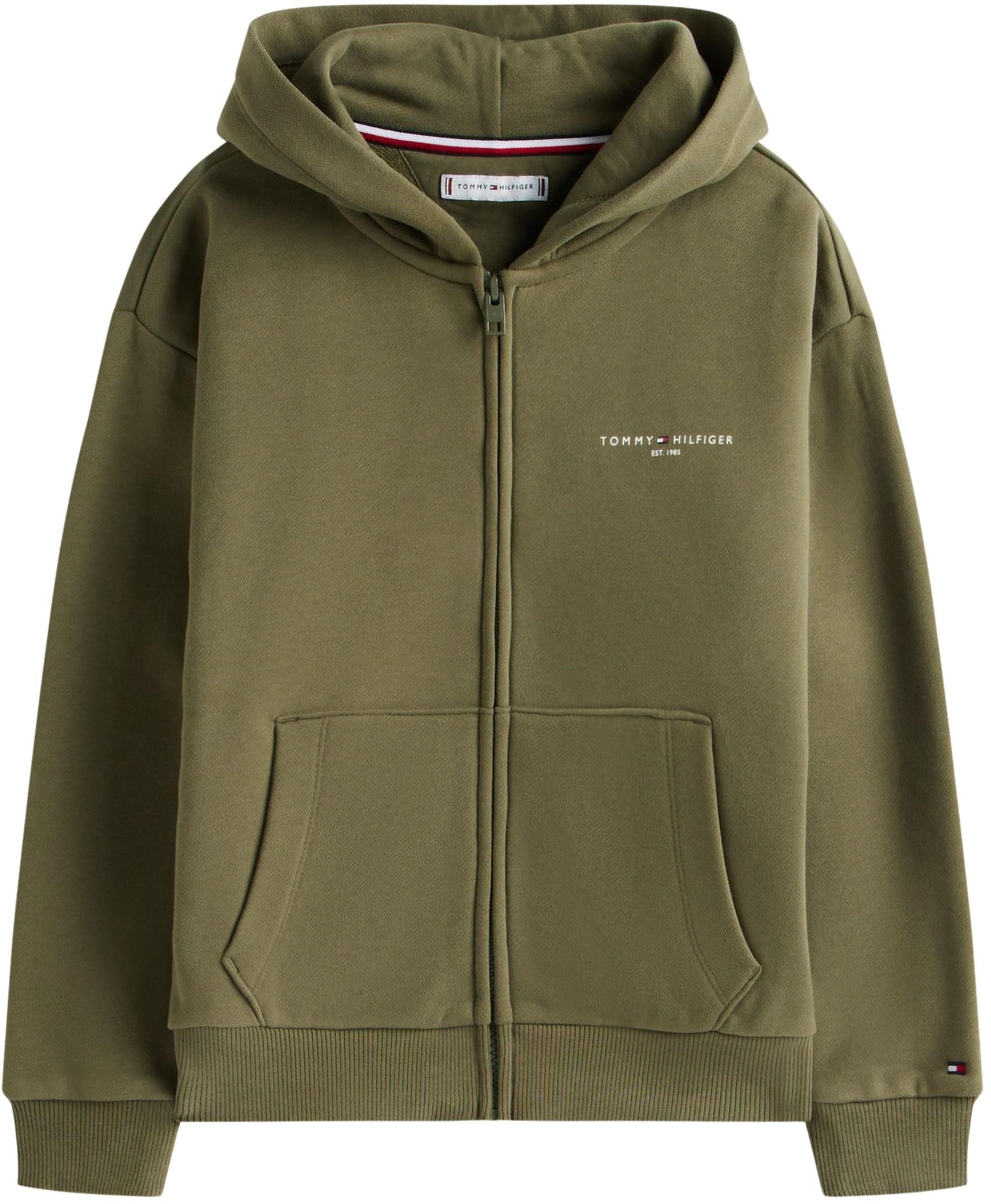 Tommy Hilfiger Mini Corp Zip Through Hoodie Ks0ks00726 Sweatshirts Mixte Enfant (Lot de 1)