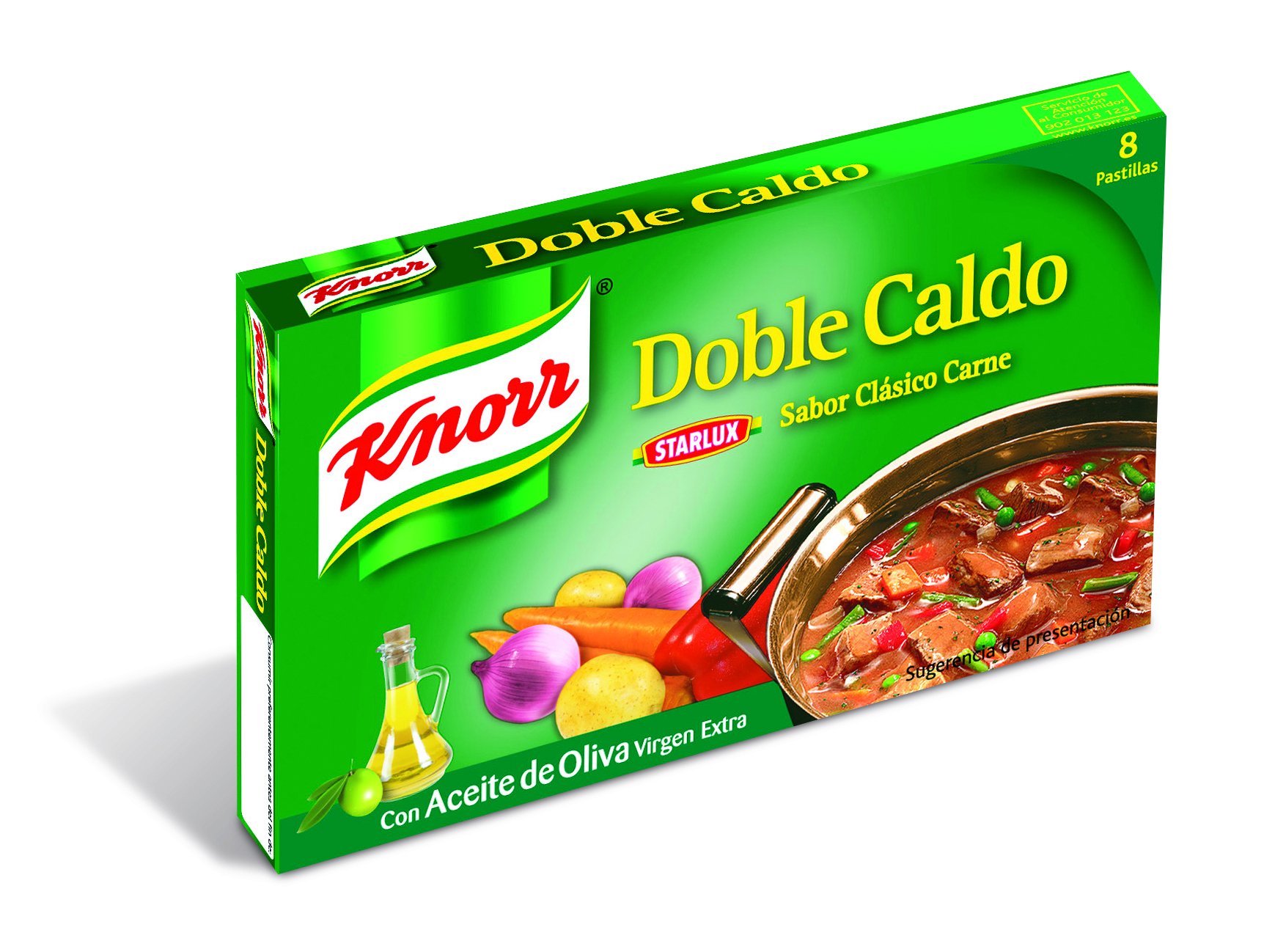 Knorr Caldo de Carne 8 Pastillas