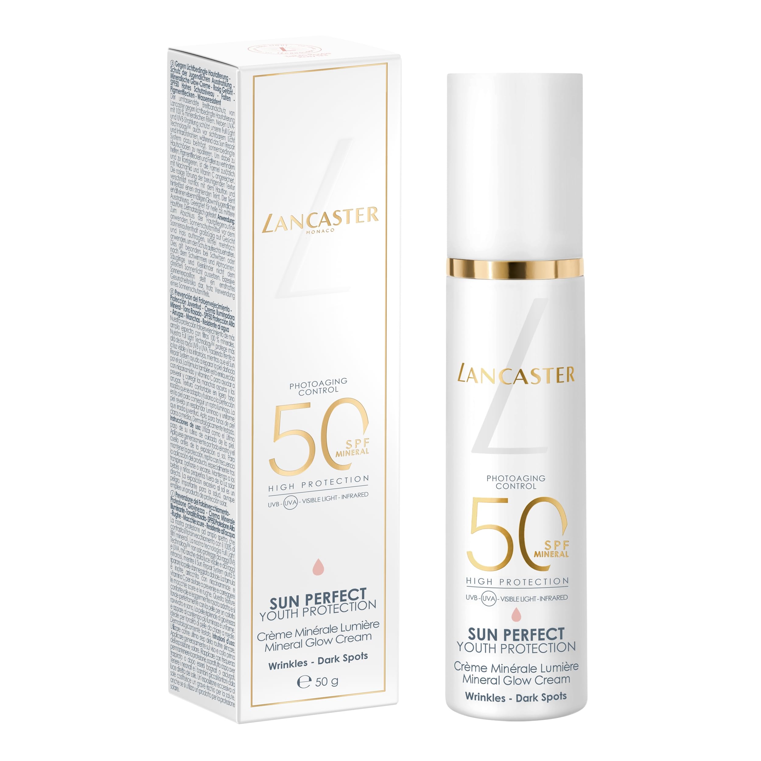 Lancaster Sun Perfect Mineral Glow Cream SPF50 Crema Iluminadora