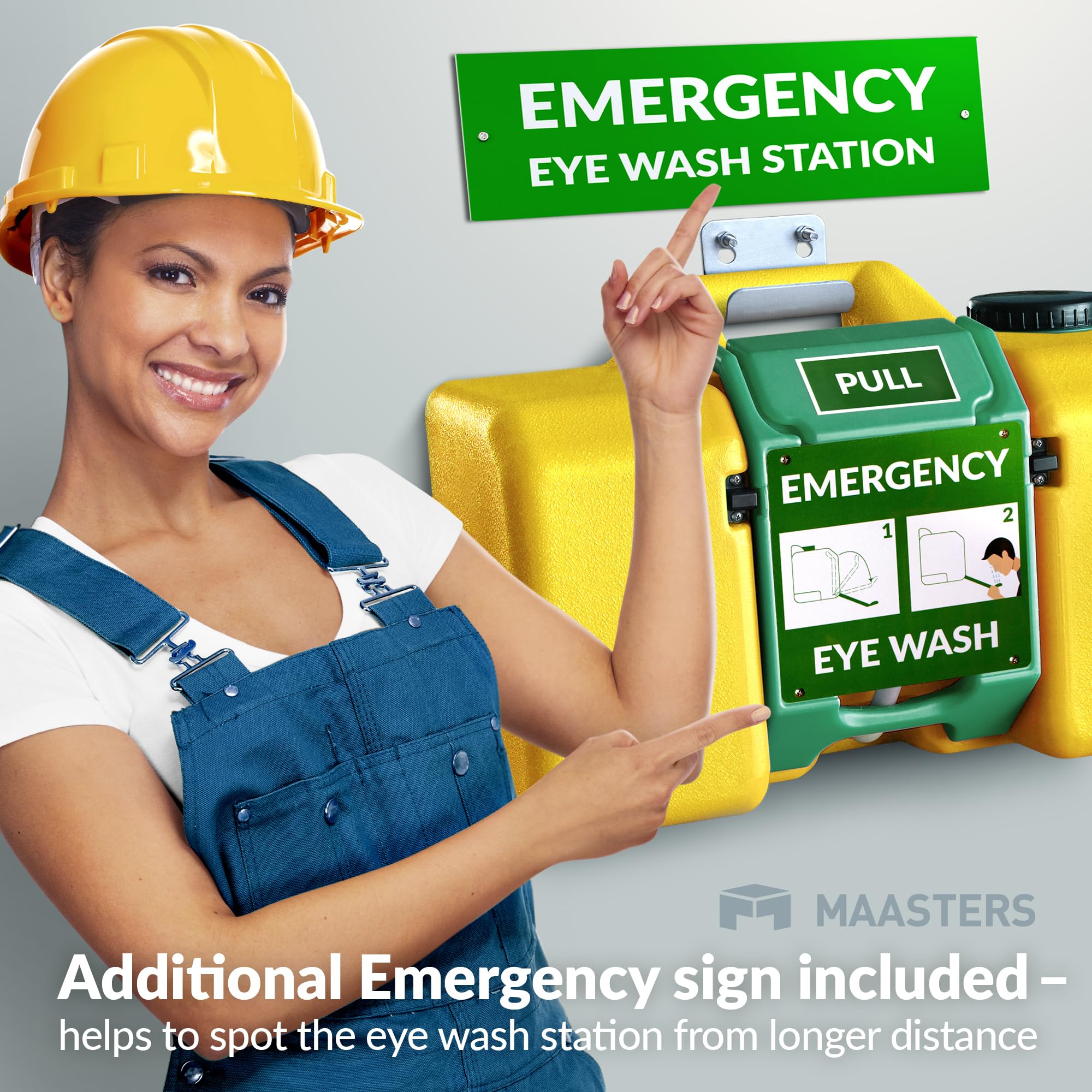 Portable OSHA Eye Wash Station - 8 Gallon -6