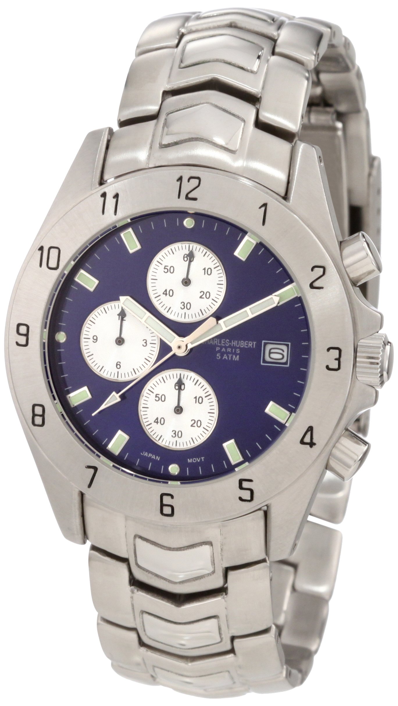 Charles-Hubert, Paris Mens 3528 Premium Collection Stainless Steel Chronograph Watch (B003L2HH3C) Amazon Price History, Amazon Price Tracker