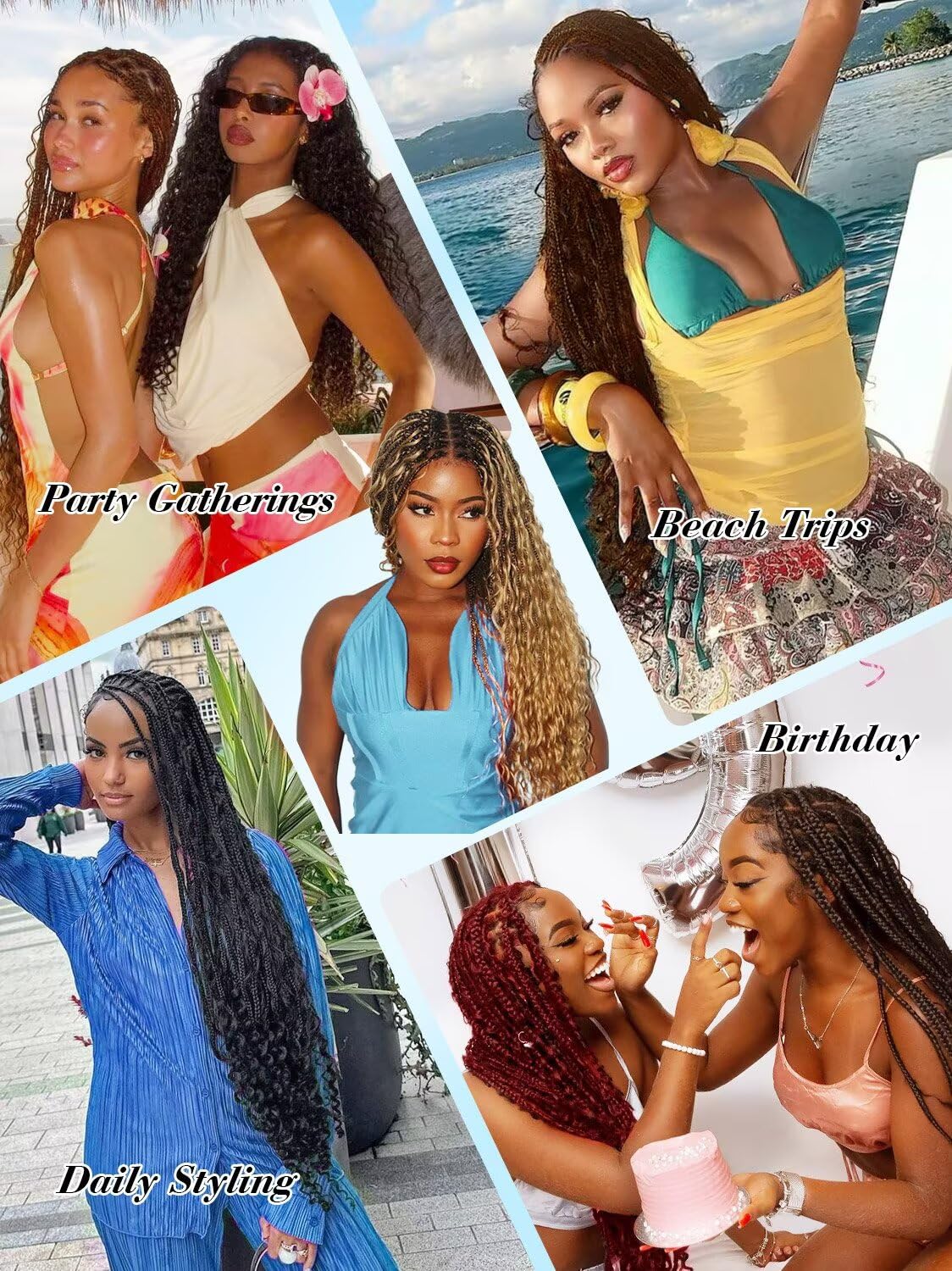 Brazilian Remy Virgin Human Hair Braiding Hair for Boho Styles