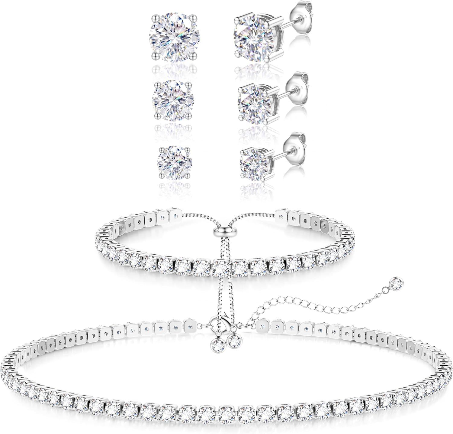 “LOLIAS Silver Jewelry Sets for Women Hypoallergenic Dainty Chokers”