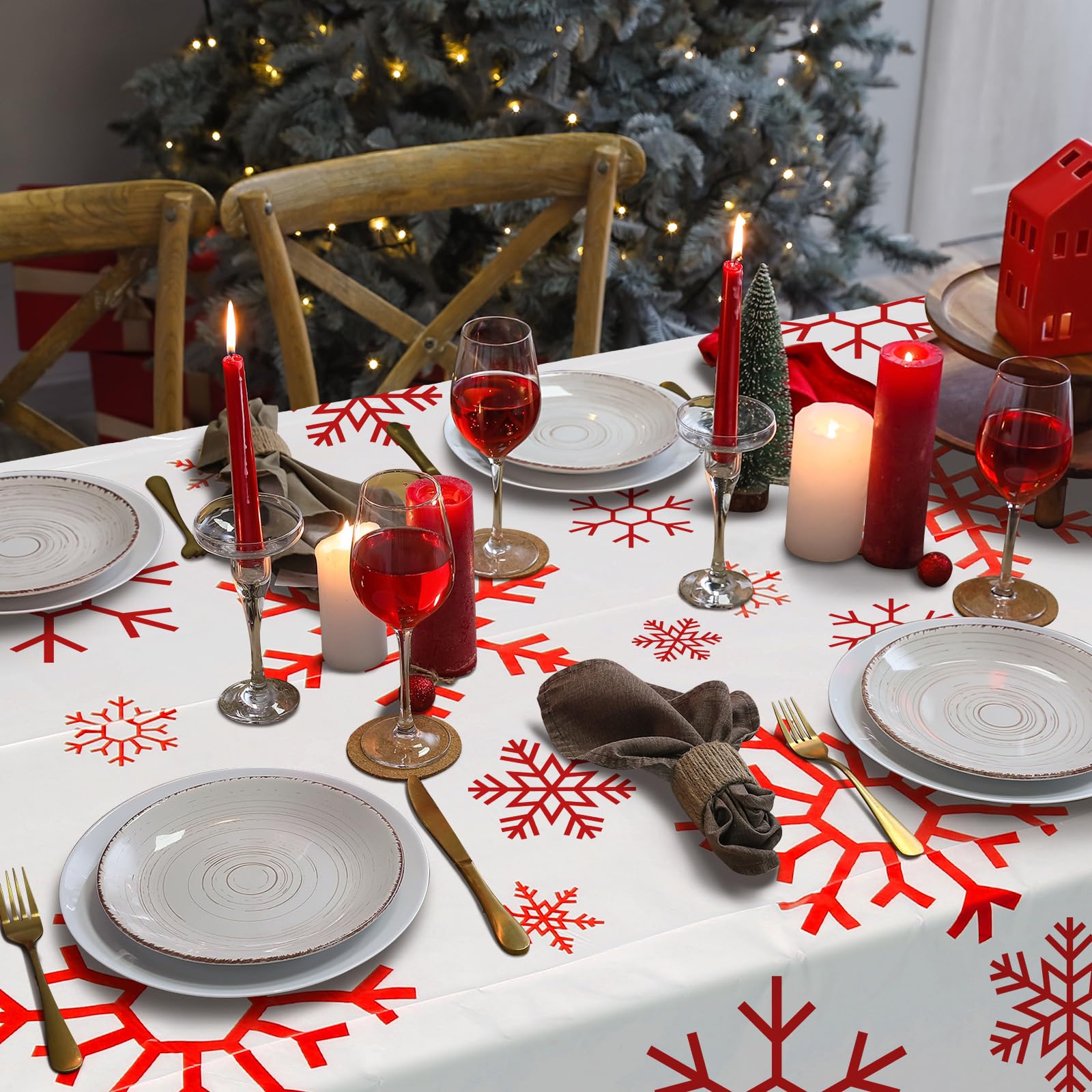 Nappes Rectangulaires, Nappes De Table, Rouleau De Nappe En Plastique Jetable - Jour De Fête