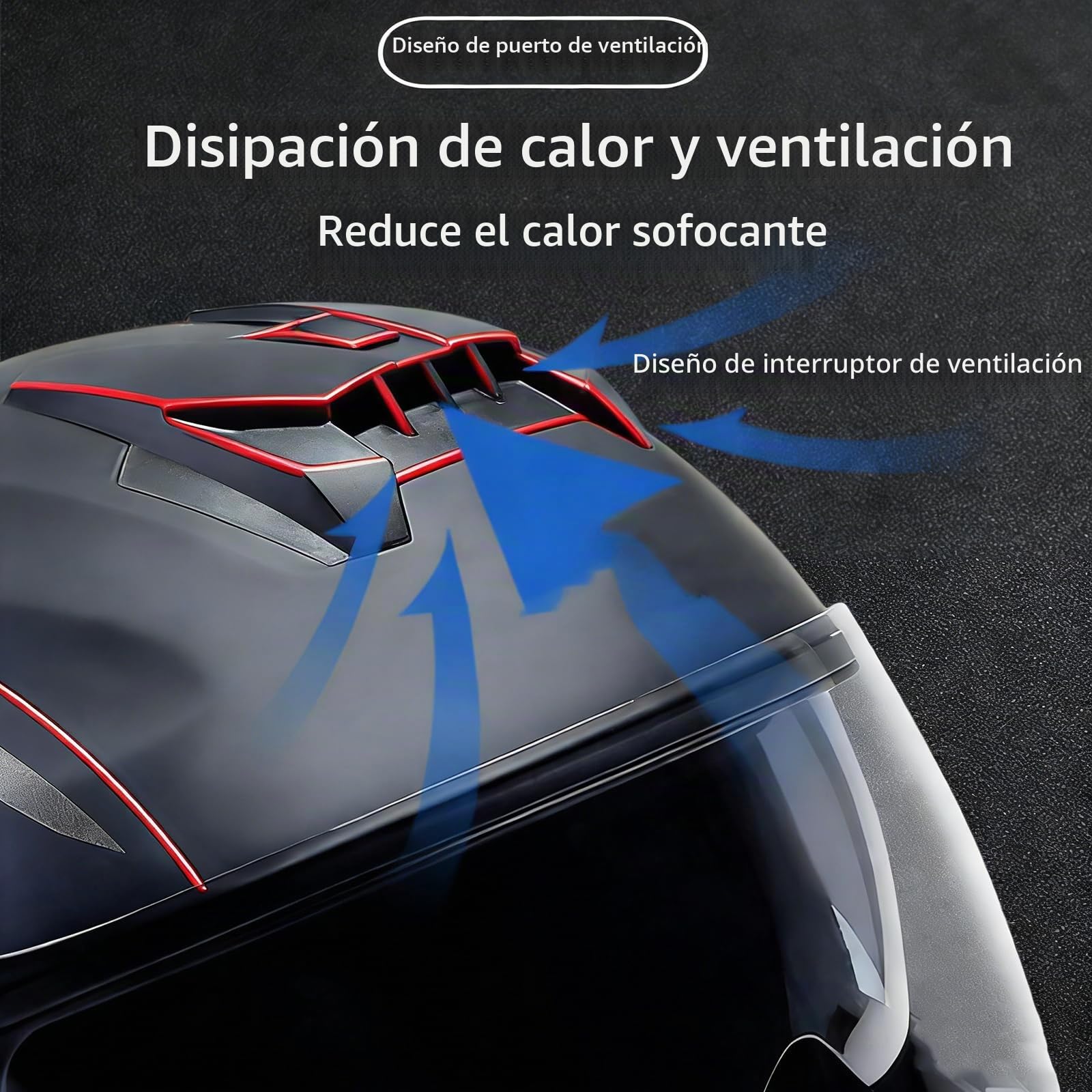 Adulto Motocicleta Todoterreno Crash Bluetooth Cascos Homologado ECE Integral Integrado Abatible Casco con Visera Doble, Modular Bluetooth Casco,Unisex Moto Bluetooth Casco 55-62CM