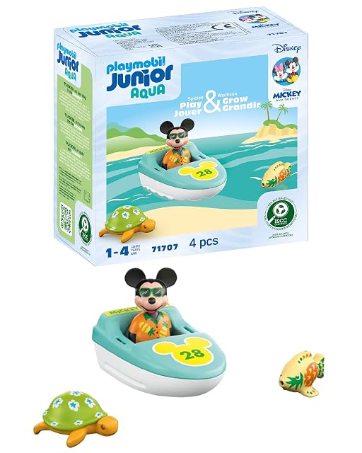 PLAYMOBIL Junior & Disney: Viaje en Bote con Mickey