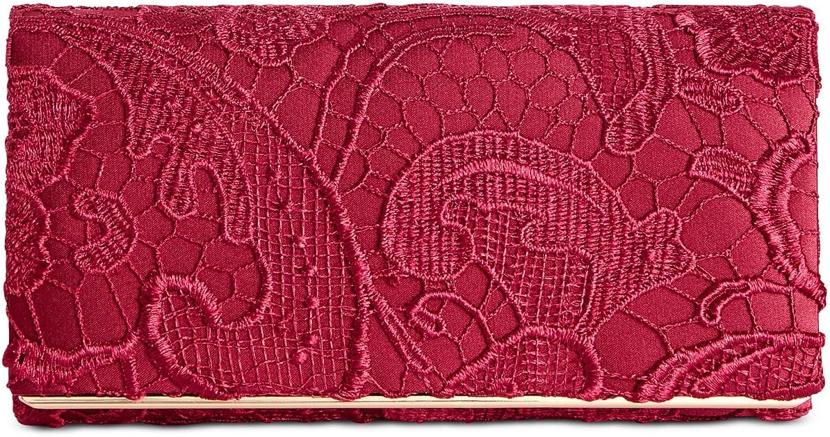 Giani Bernini Wine Lace Clutch