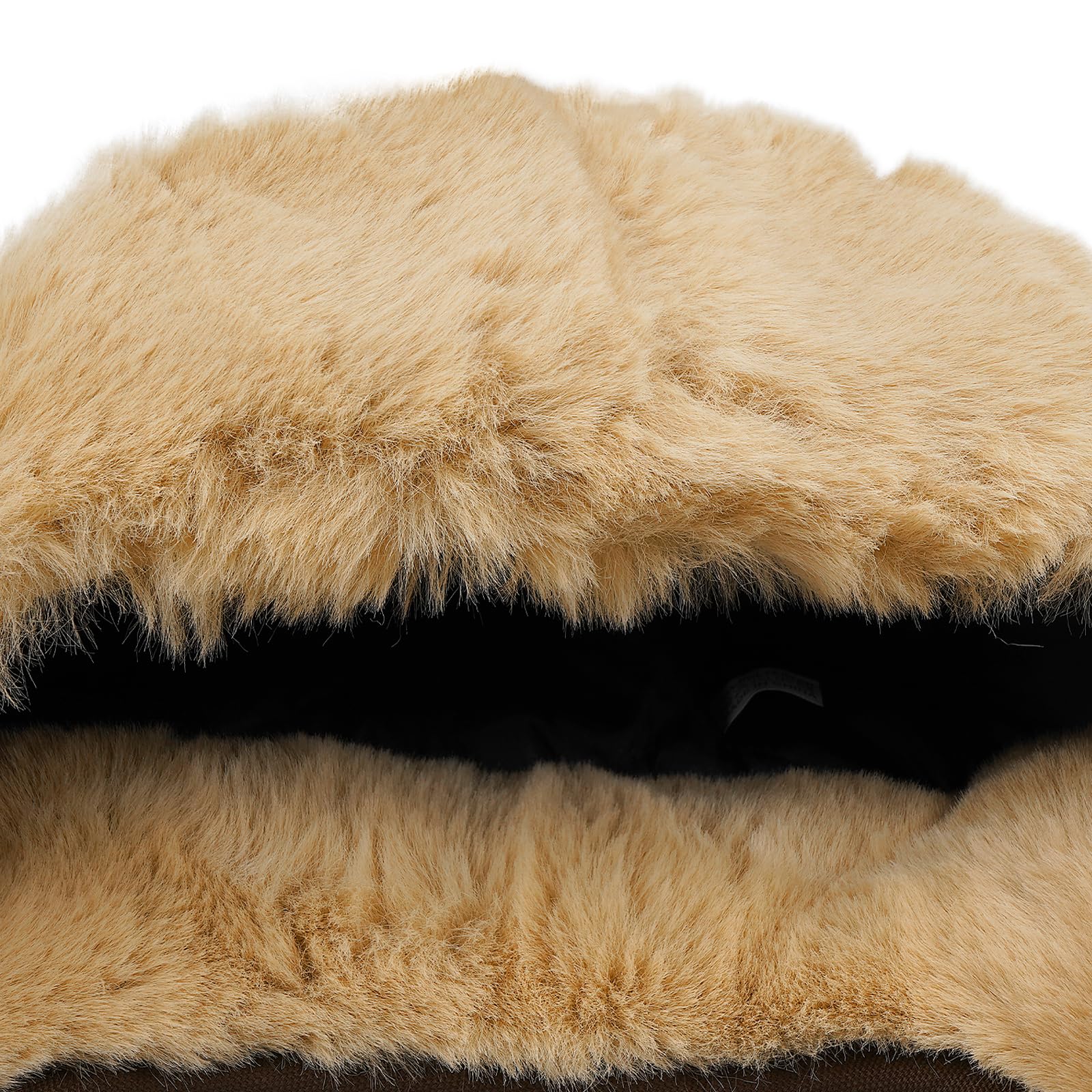 Cappello, Cappelli Invernali da Uomo Trapper Trooper Eskimo Berretto Aviatore con paraorecchie Caldo(DPL5Black)