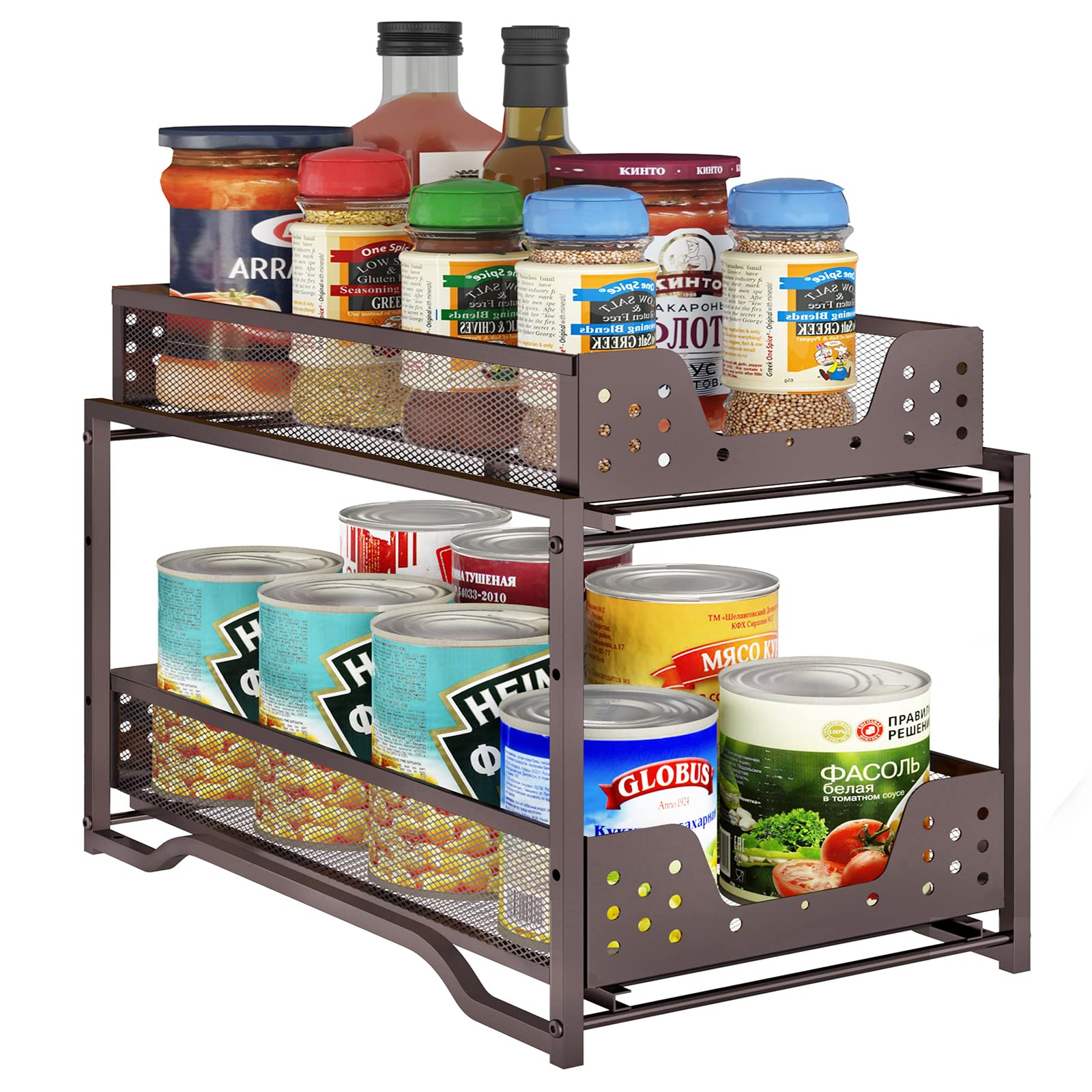 Buy Simple Trending 2Tier Stackable Under Sink Organizer with