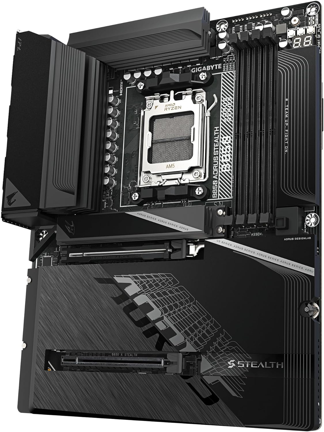 GIGABYTE B850 AORUS STEALTH Scheda Madre ÔÇô CPU AMD Ryzen Serie 9000 - Scheda madre - Immagine 4