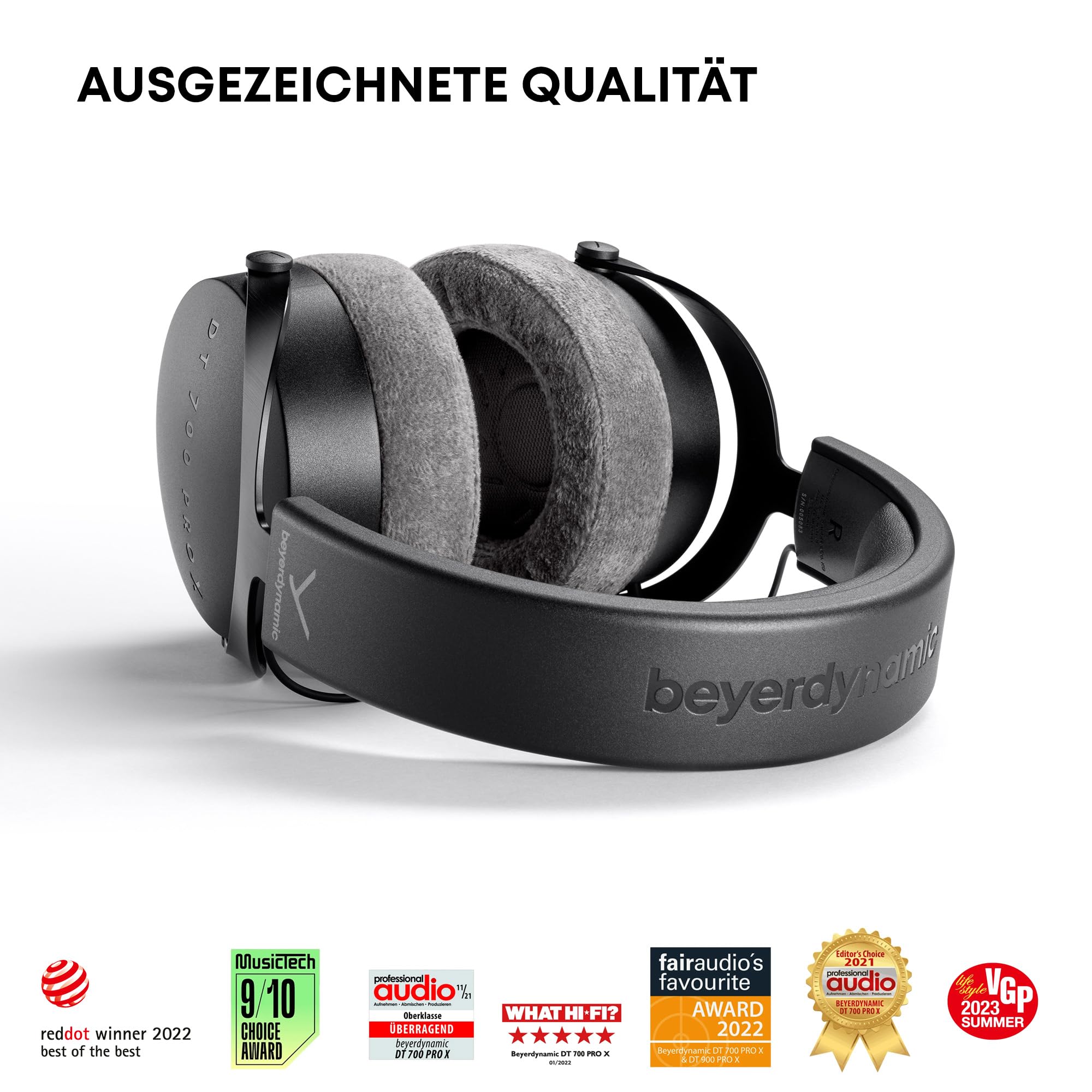 beyerdynamic DT 700 PRO X Studio-Kopfhörer mit STELLAR.45 Treiber für Recording, Monitoring & Mixing an Allen Abspielgeräten (geschlossen)
