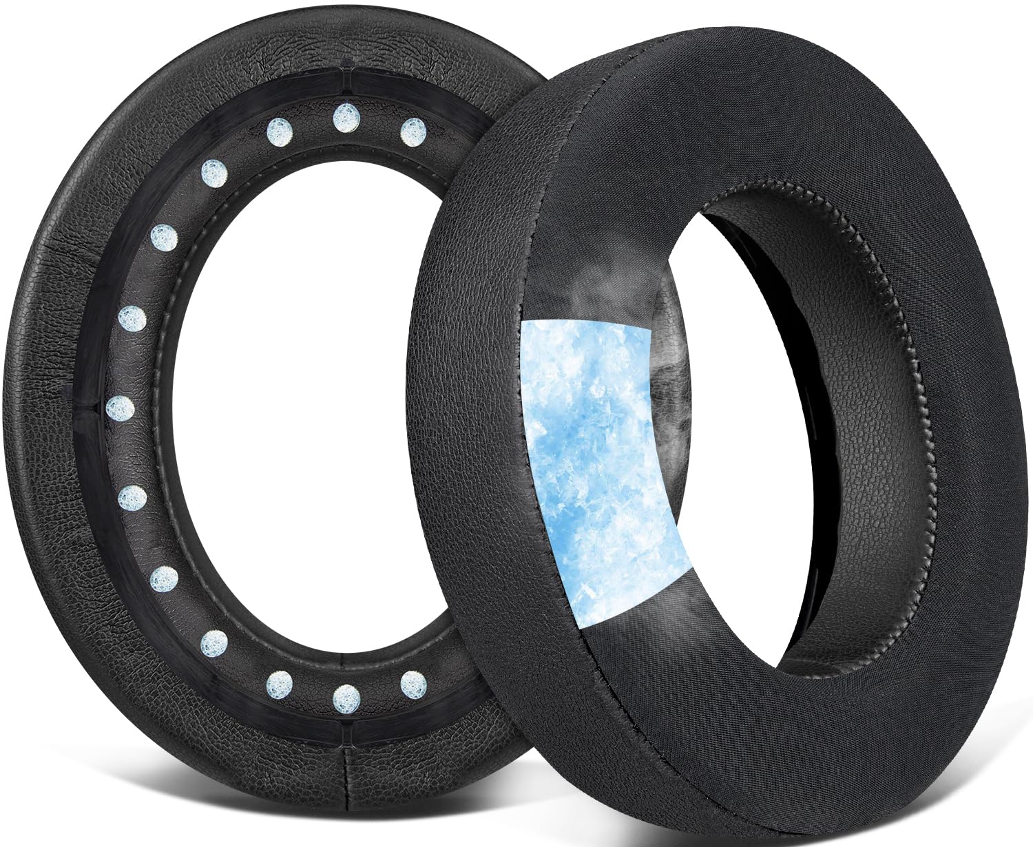 Cooling-Gel Earpads Cushions Replacement for Corsair HS70/Pro HS60/Pro HS50/Pro HS75 XB Gaming Headset/Headphones, Ear Pads with Noise Isolation Foam