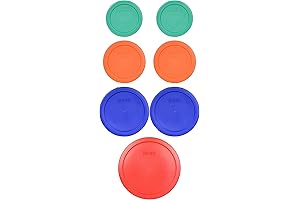 Tupperware Lid Assortment: 7202-PC 1-Cup, 7200-PC 2-Cup, 7201-PC 4-Cup, & 7402-PC 6/7-Cup