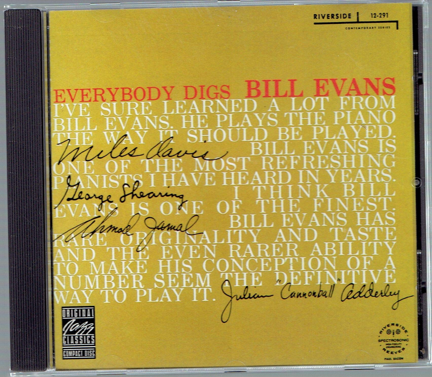 Everybody Digs Bill Evans [Audio CD]