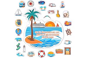 Cruise Door Decorations Magnetic Cartoon Style