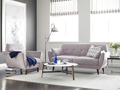 Miniatura 4 de Serta Artesia Collection sillón de dos cuerpos, Tela, Ivory