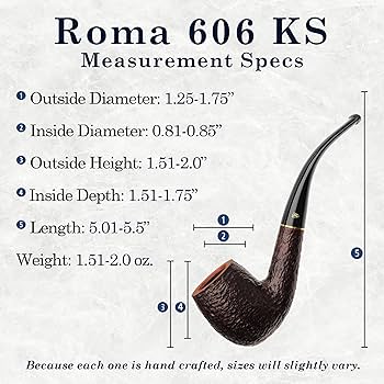 Amazon | Savinelli イタリア製タバコパイプ、ローマ錆びたばこ