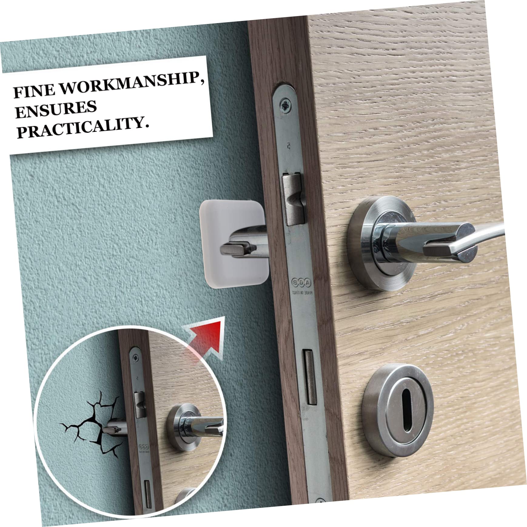 Blütenförmige Türknauf-Abdeckung - Elastischer Stoff-Schutz Für Schränke