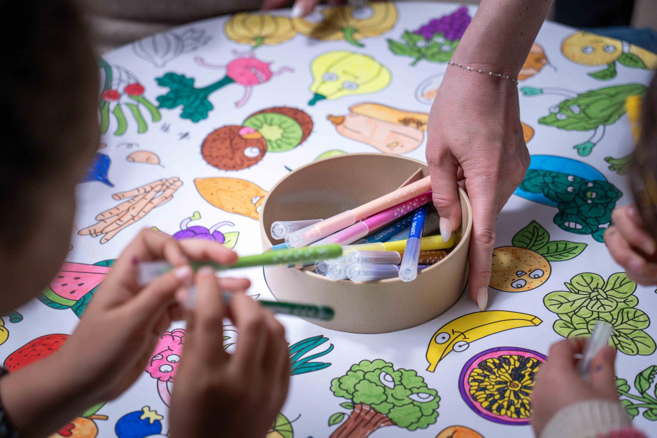 Table de coloriage/Table de Dessin en Bois Multifonction pour Enfant - La Drawin’Table - Home Edition - DRAWIN'KIDS